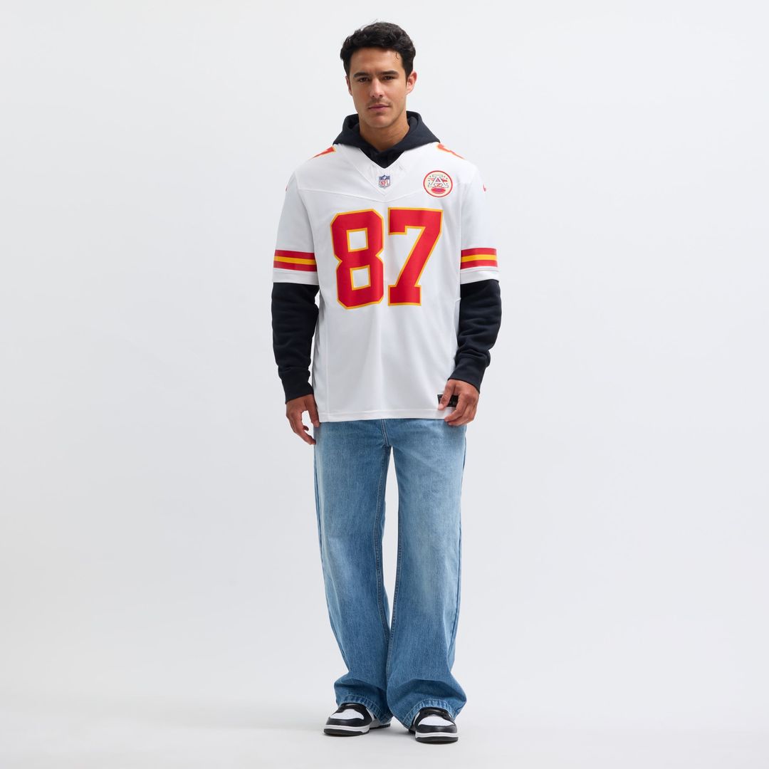 Men's Kansas City Chiefs Travis Kelce Nike Red Vapor F.U.S.E. Limited Jersey