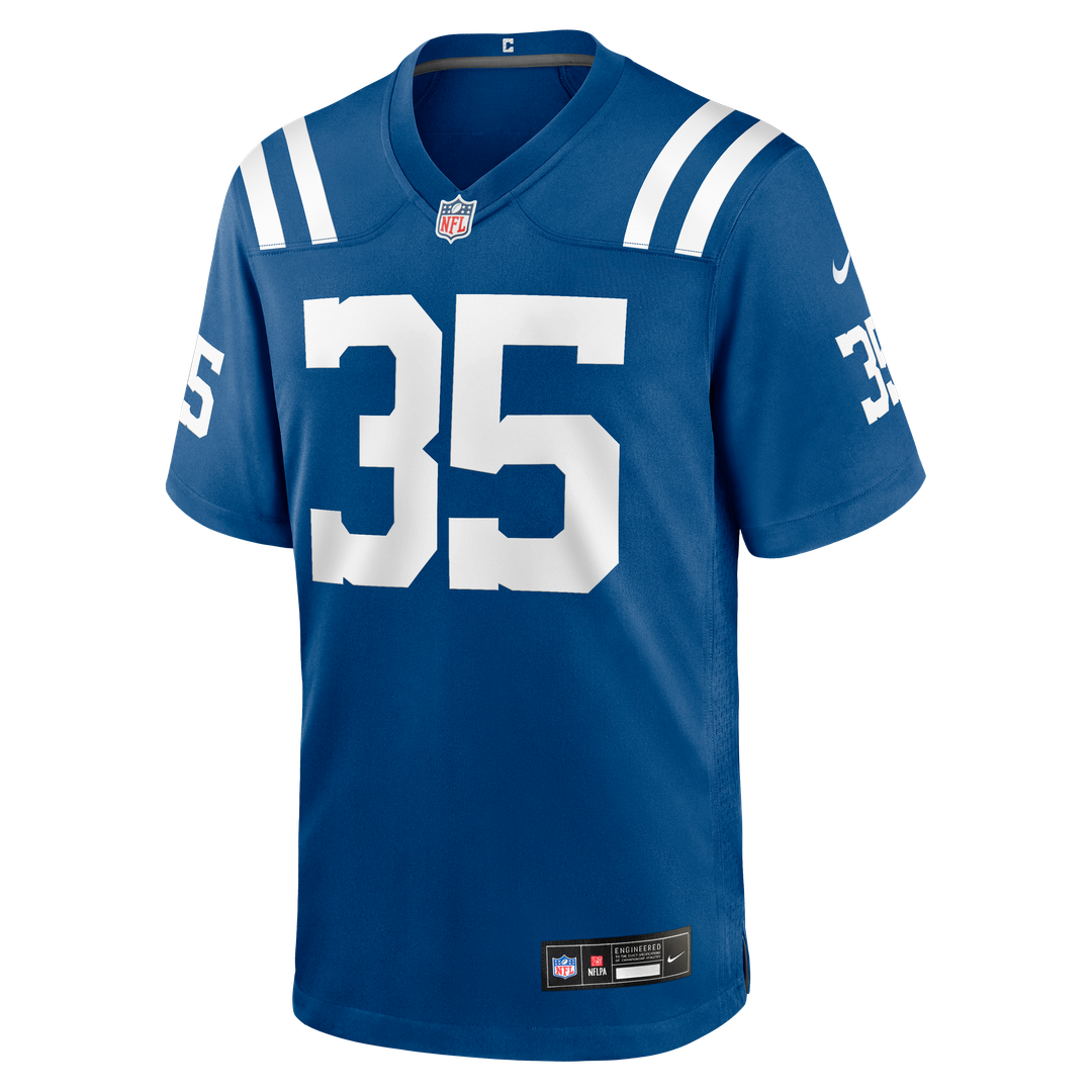Men's Indianapolis Colts Johnathan Edwards Nike  Royal Team Game Jersey