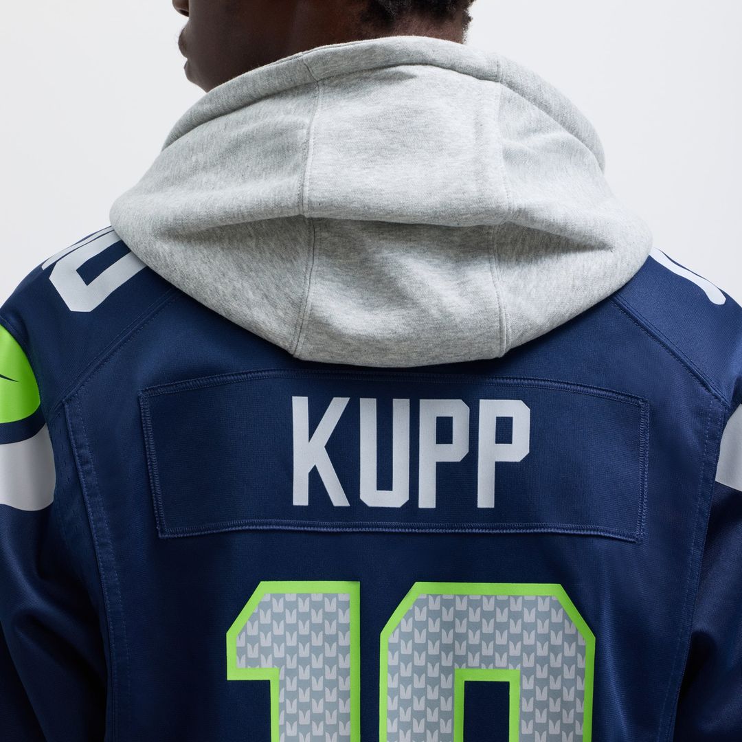 Men's Seattle Seahawks Cooper Kupp Nike  College Navy Team Game Jersey