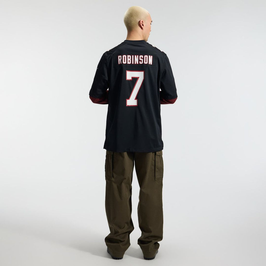 Men's Atlanta Falcons Bijan Robinson Nike Black  Throwback Game Jersey