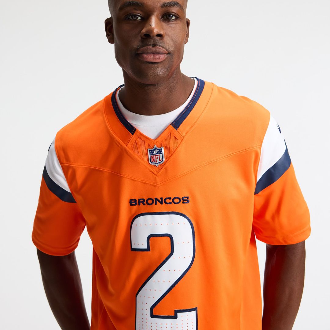 Men's Denver Broncos Pat Surtain II Nike White Vapor F.U.S.E. Stitched Limited Jersey