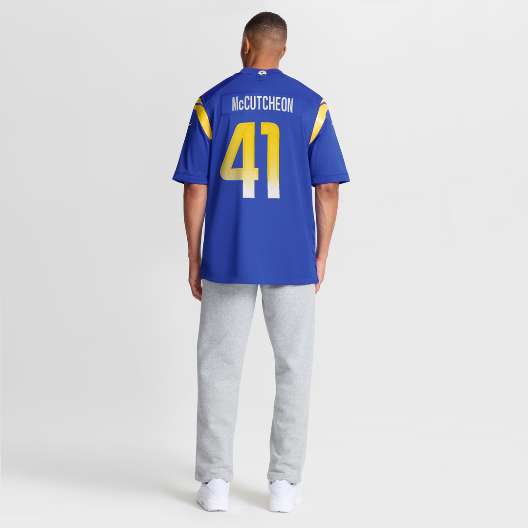 Men's Los Angeles Rams Cameron McCutcheon Nike Royal  Game Jersey