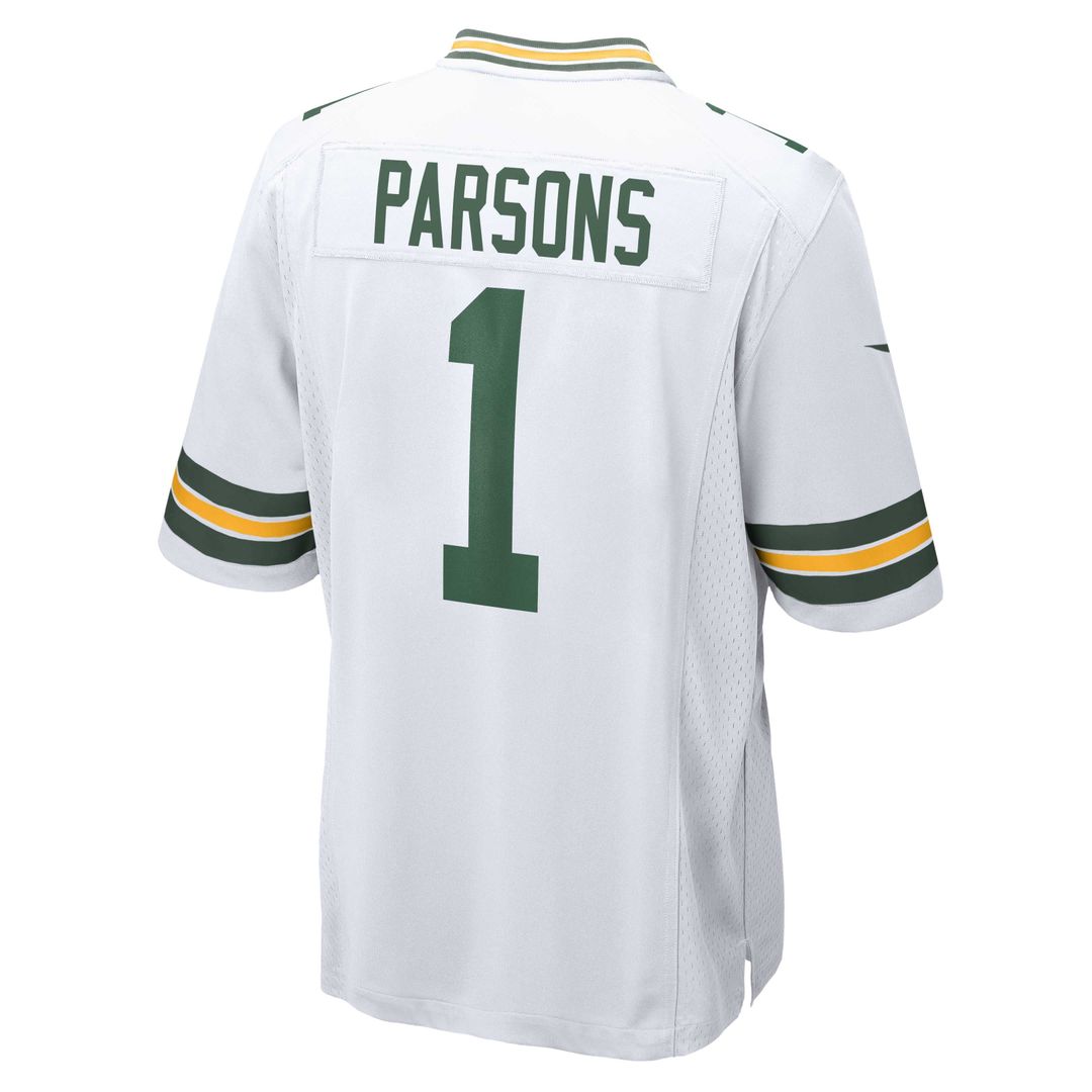 Men's Green Bay Packers Micah Parsons Nike White Game Player Jersey
