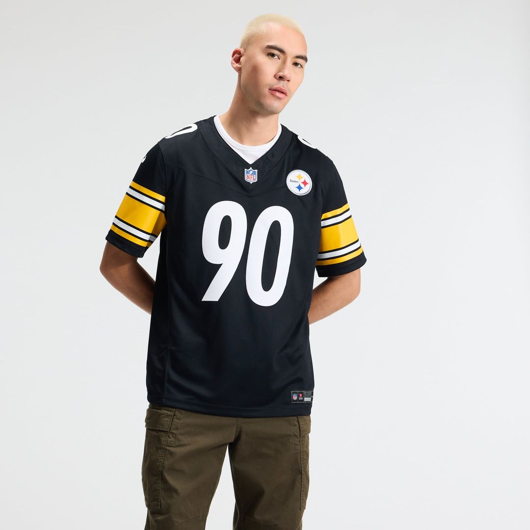 Men's Pittsburgh Steelers T.J. Watt Nike Gold Alternate Vapor F.U.S.E. Stitched Limited Jersey