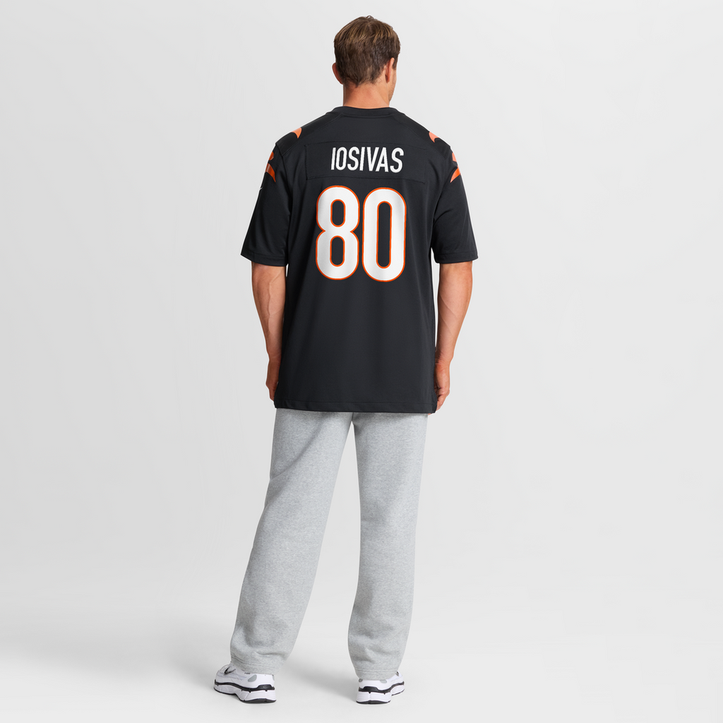 Men's Cincinnati Bengals Andrei Iosivas Nike  Black Team Game Jersey
