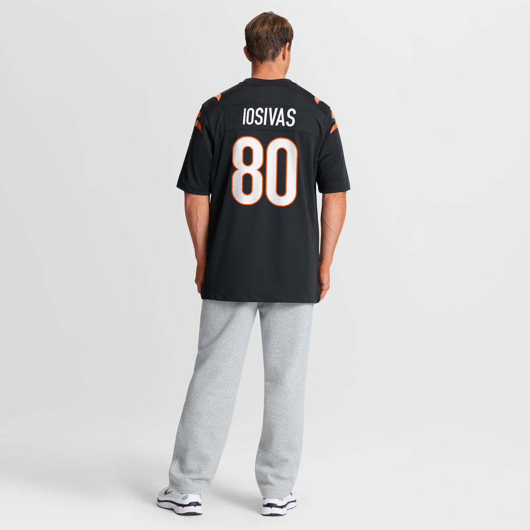 Men's Cincinnati Bengals Andrei Iosivas Nike  Black Team Game Jersey