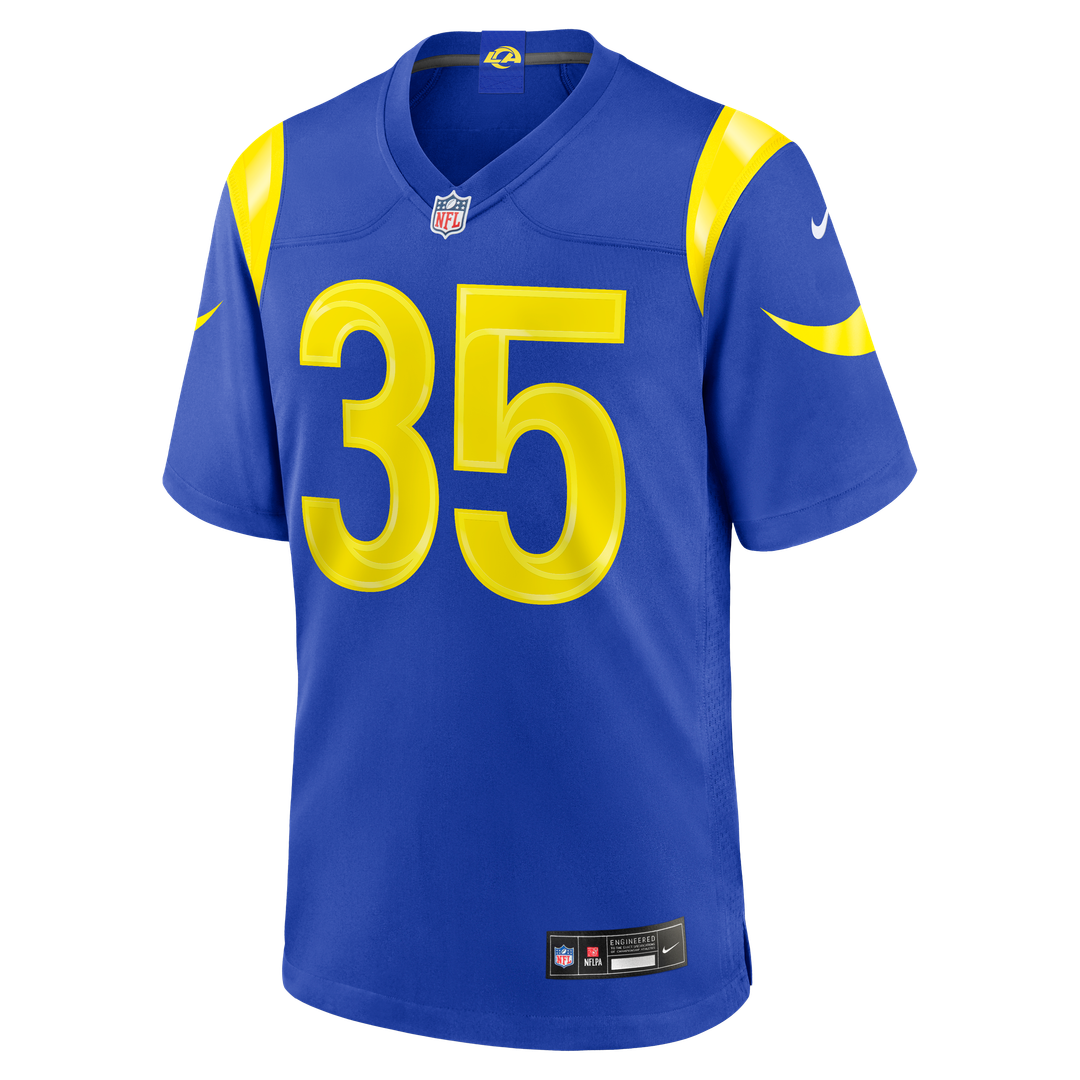 Men's Los Angeles Rams Jaylen Watson Nike  Royal Team Game Jersey