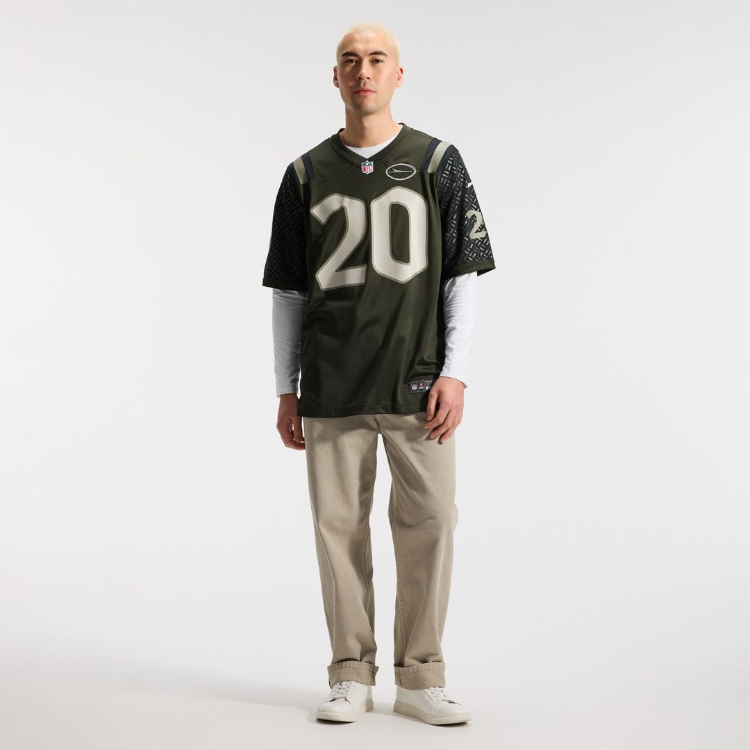 Men's New York Jets Breece Hall Nike Green Rivalries Collection Game Jersey
