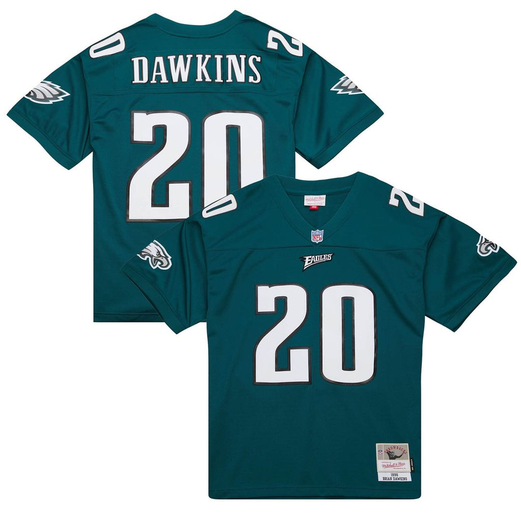 Men's Philadelphia Eagles Brian Dawkins Mitchell & Ness Green Legacy Replica Jersey