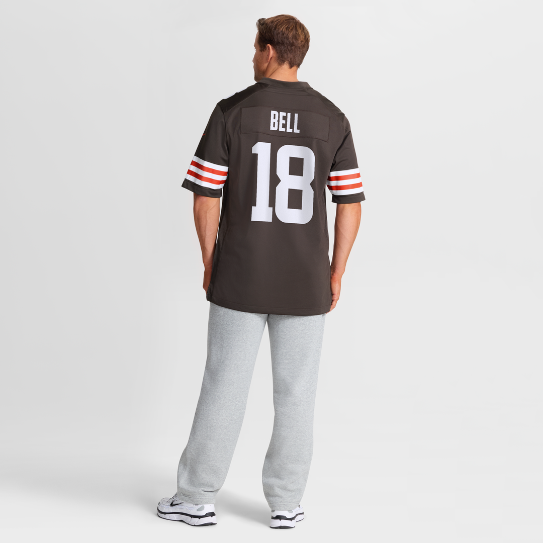 Men's Cleveland Browns David Bell Nike Brown Game Jersey