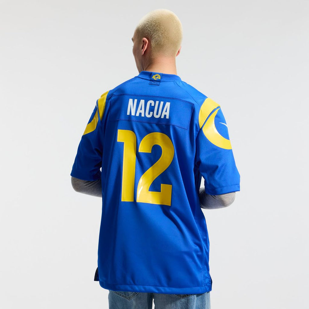 Men's Los Angeles Rams Puka Nacua Nike White White Game Player Jersey