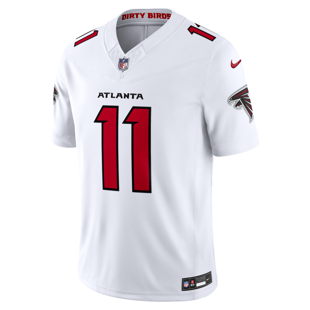 Men's Atlanta Falcons Jalon Walker Nike Red Team Vapor F.U.S.E. Stitched Limited Jersey