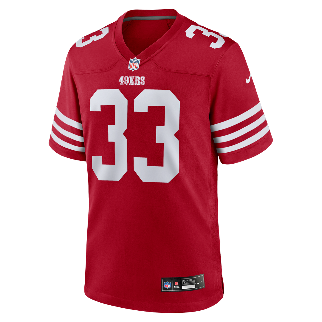 Men's San Francisco 49ers Siran Neal Nike  Scarlet Team Game Jersey