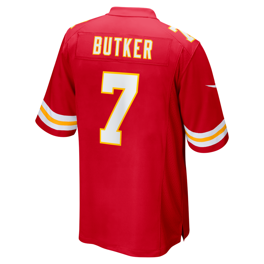 Men's Kansas City Chiefs Harrison Butker Nike Red Game Jersey