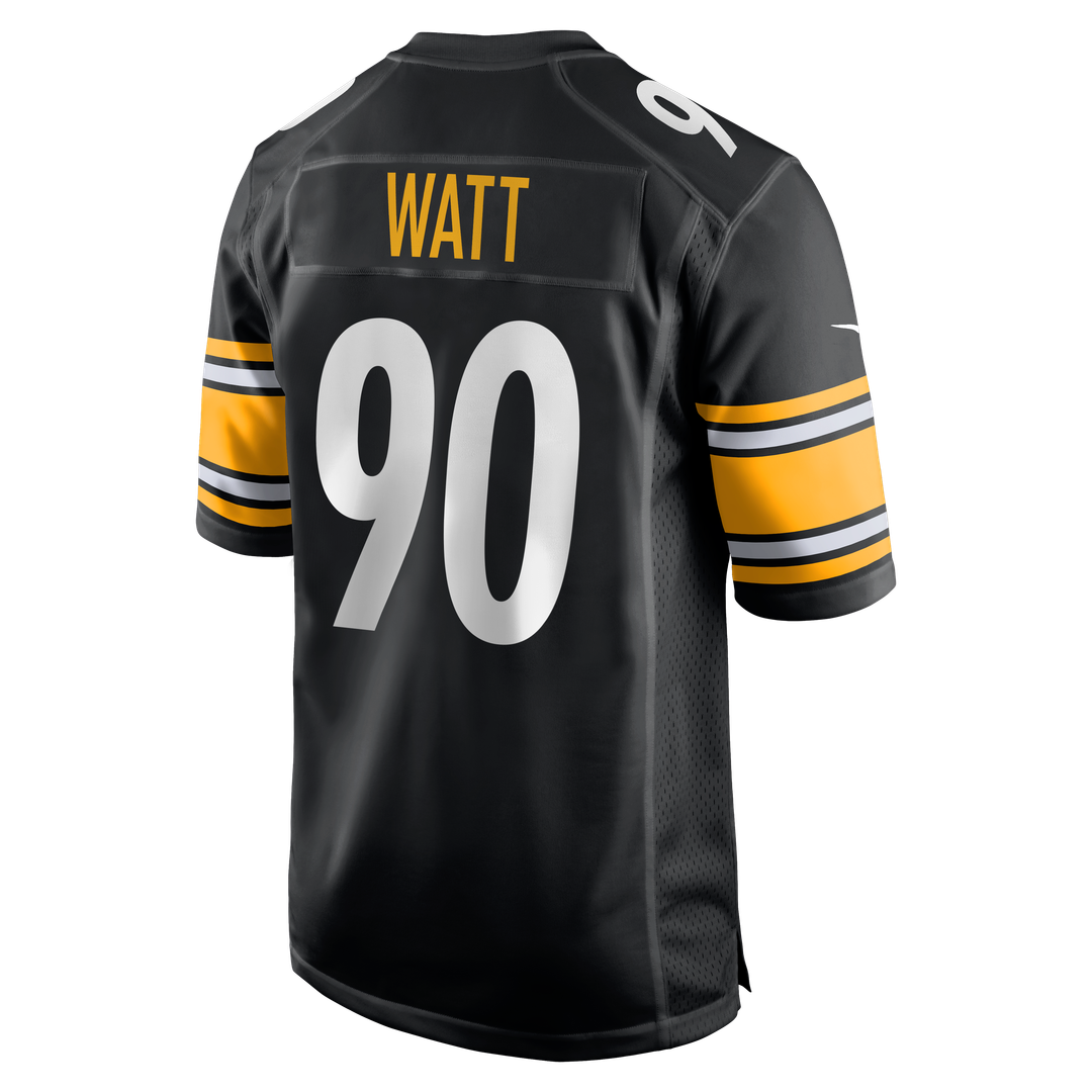Men's Pittsburgh Steelers T.J. Watt Nike Black Game Jersey