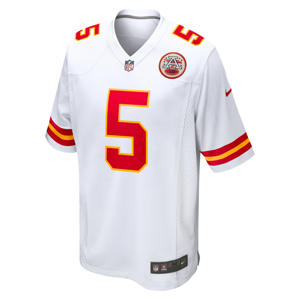 Men's Kansas City Chiefs Mansoor Delane Nike White Game Jersey