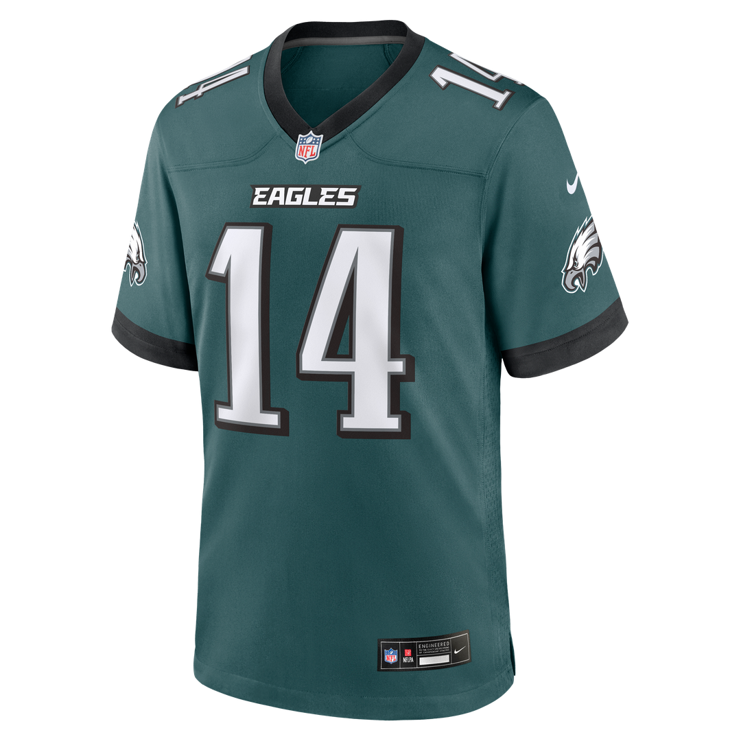 Men's Philadelphia Eagles Andy Dalton Nike Midnight Green Team Game Jersey