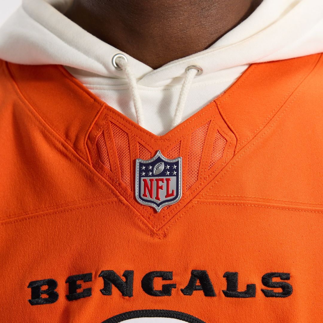 Men's Cincinnati Bengals Joe Burrow Nike Orange Team Vapor F.U.S.E. Elite Jersey