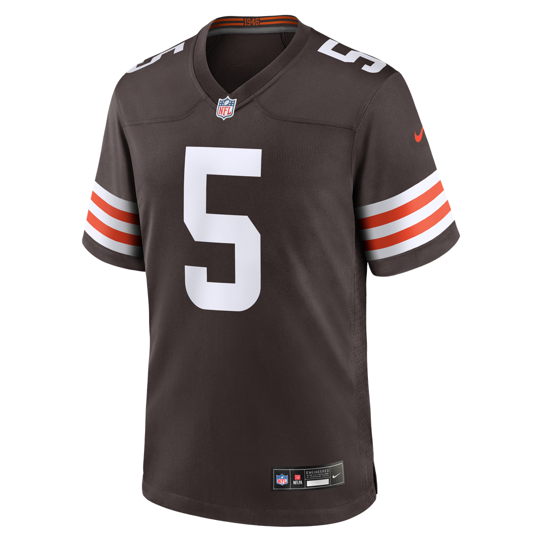 Men's Cleveland Browns Quincy Williams Nike  Brown Team Game Jersey