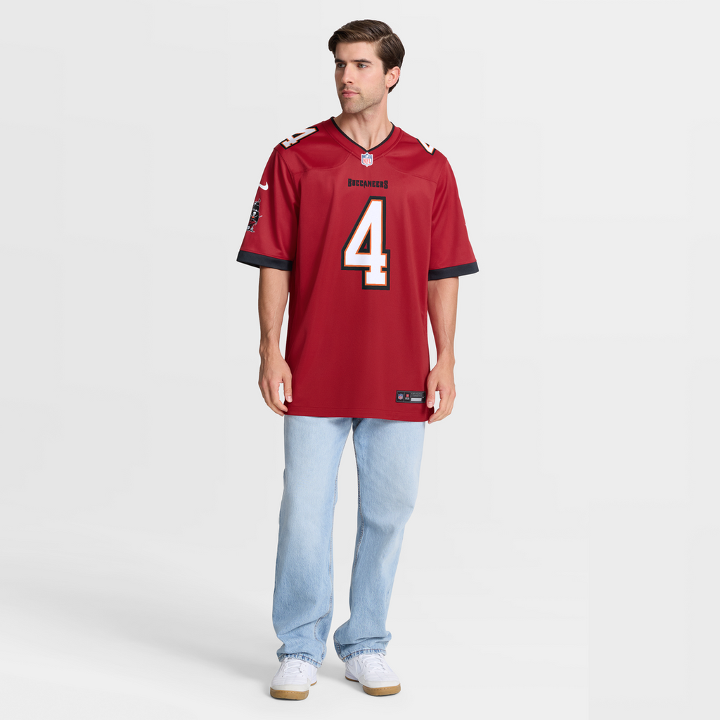 Men's Tampa Bay Buccaneers Chase McLaughlin Nike Red Game Player Jersey