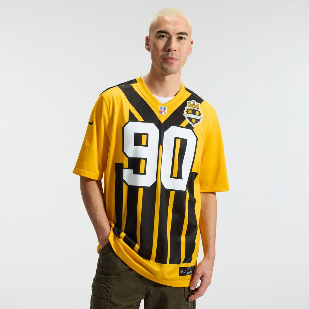 Men's Pittsburgh Steelers T.J. Watt Nike Black Game Jersey
