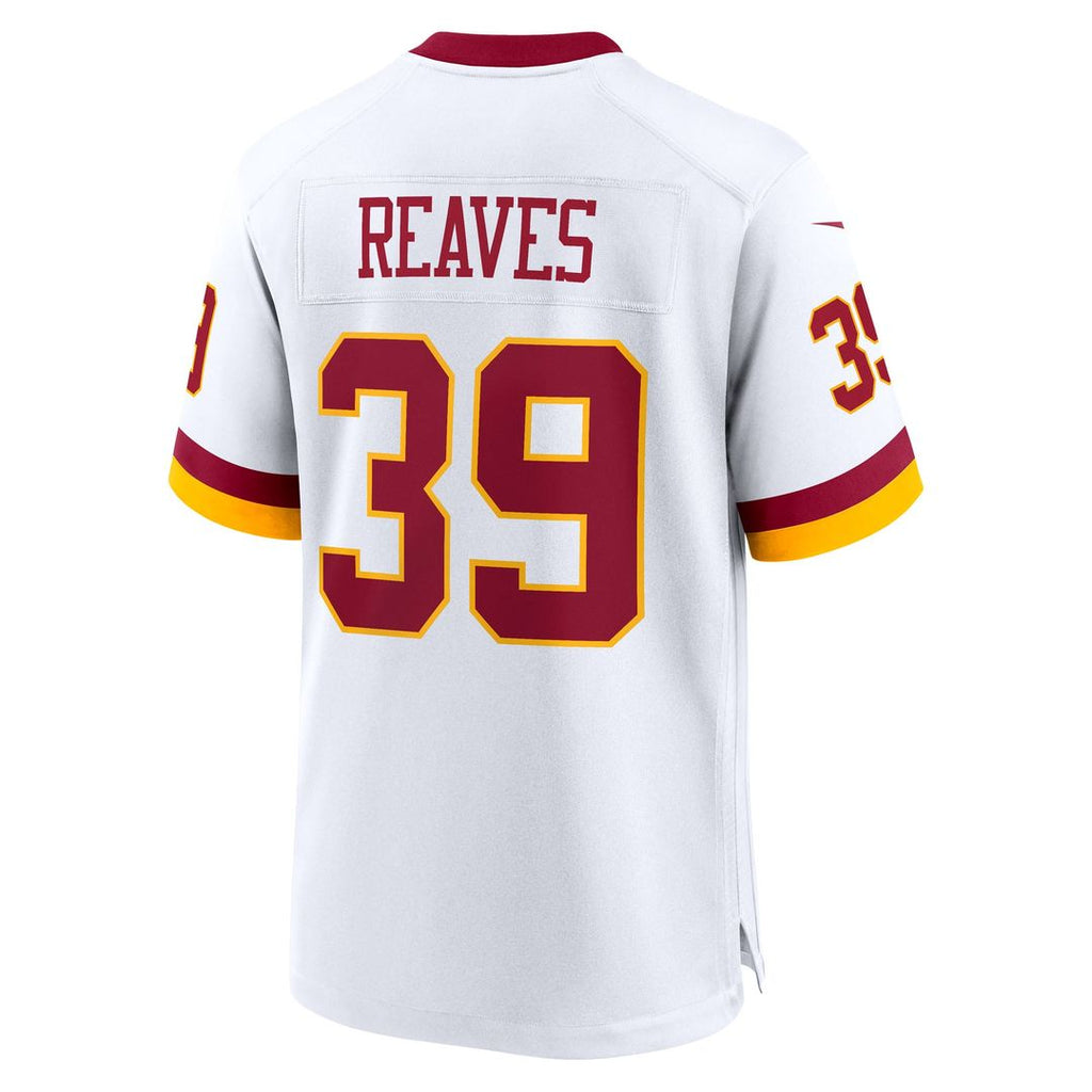 Men's Washington Commanders Jeremy Reaves Nike Burgundy Game Jersey