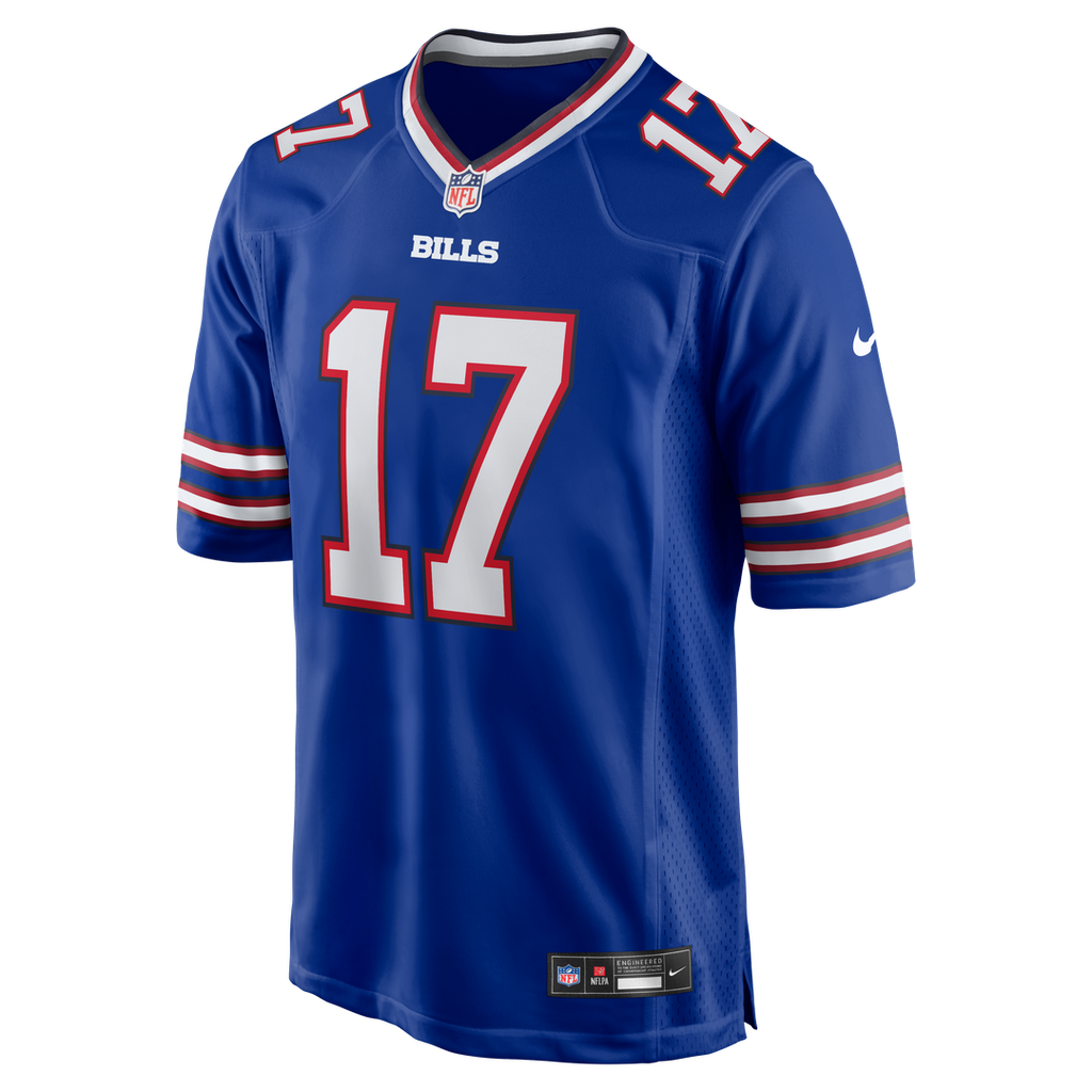 Men's Buffalo Bills Josh Allen Nike Gray Nickel City Game Jersey