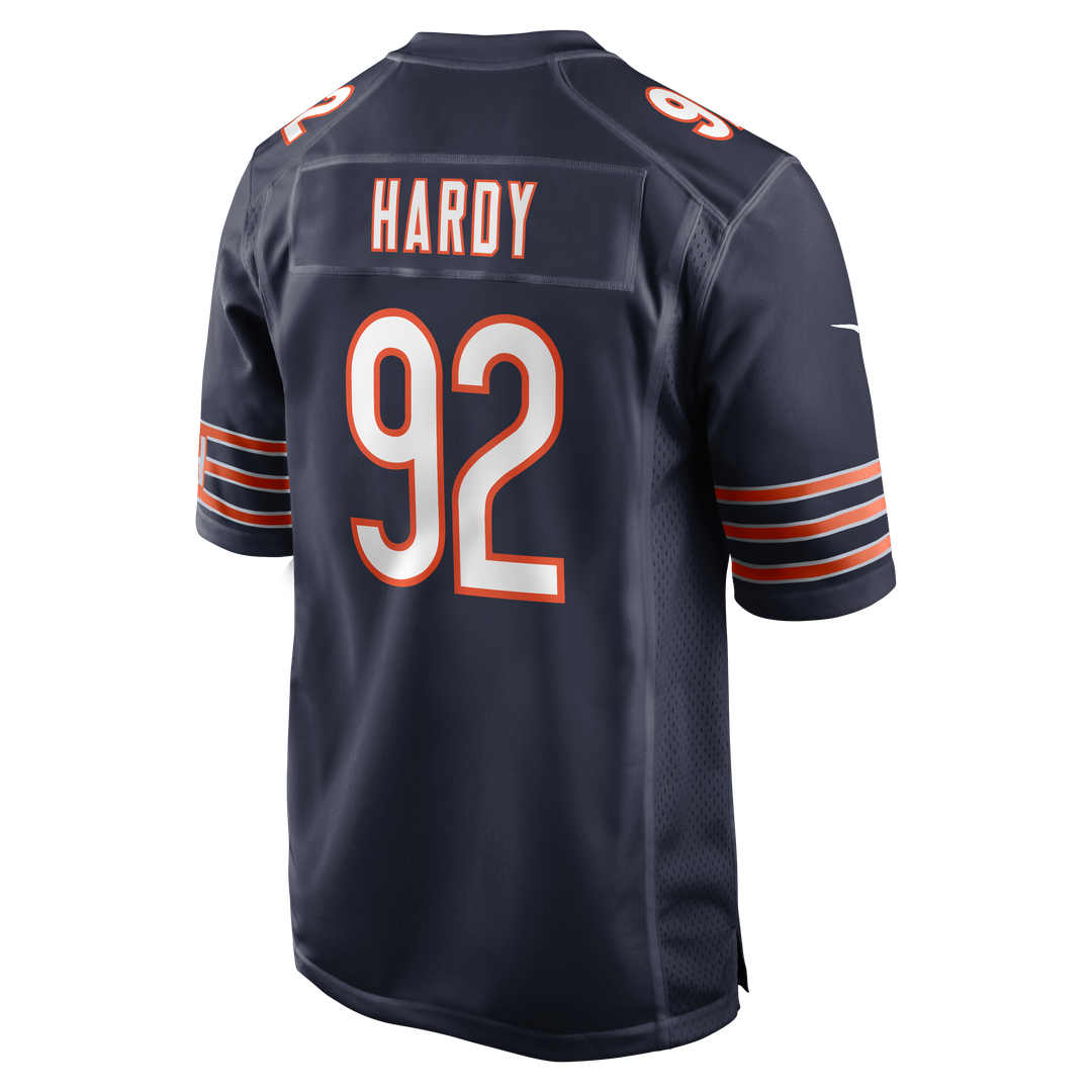 Men's Chicago Bears Daniel Hardy Nike  Navy Team Game Jersey