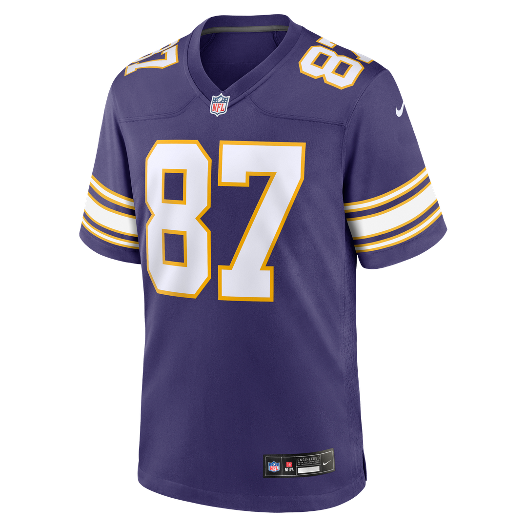 Men's Minnesota Vikings T.J. Hockenson Nike Purple Classic Player Game Jersey