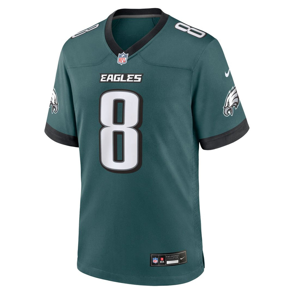 Men's Philadelphia Eagles Tank Bigsby Nike  Midnight Green Team Game Jersey