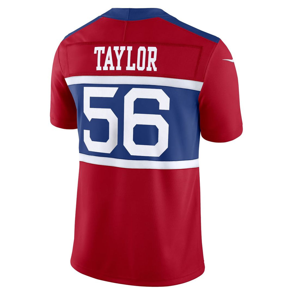 Men's New York Giants Lawrence Taylor Nike Century Red Alternate Vapor F.U.S.E. Retired Player Limited Jersey