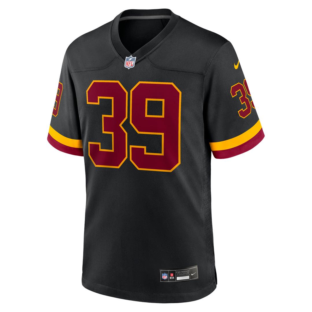 Men's Washington Commanders Jeremy Reaves Nike Black Hail Raiser Alternate Game Jersey