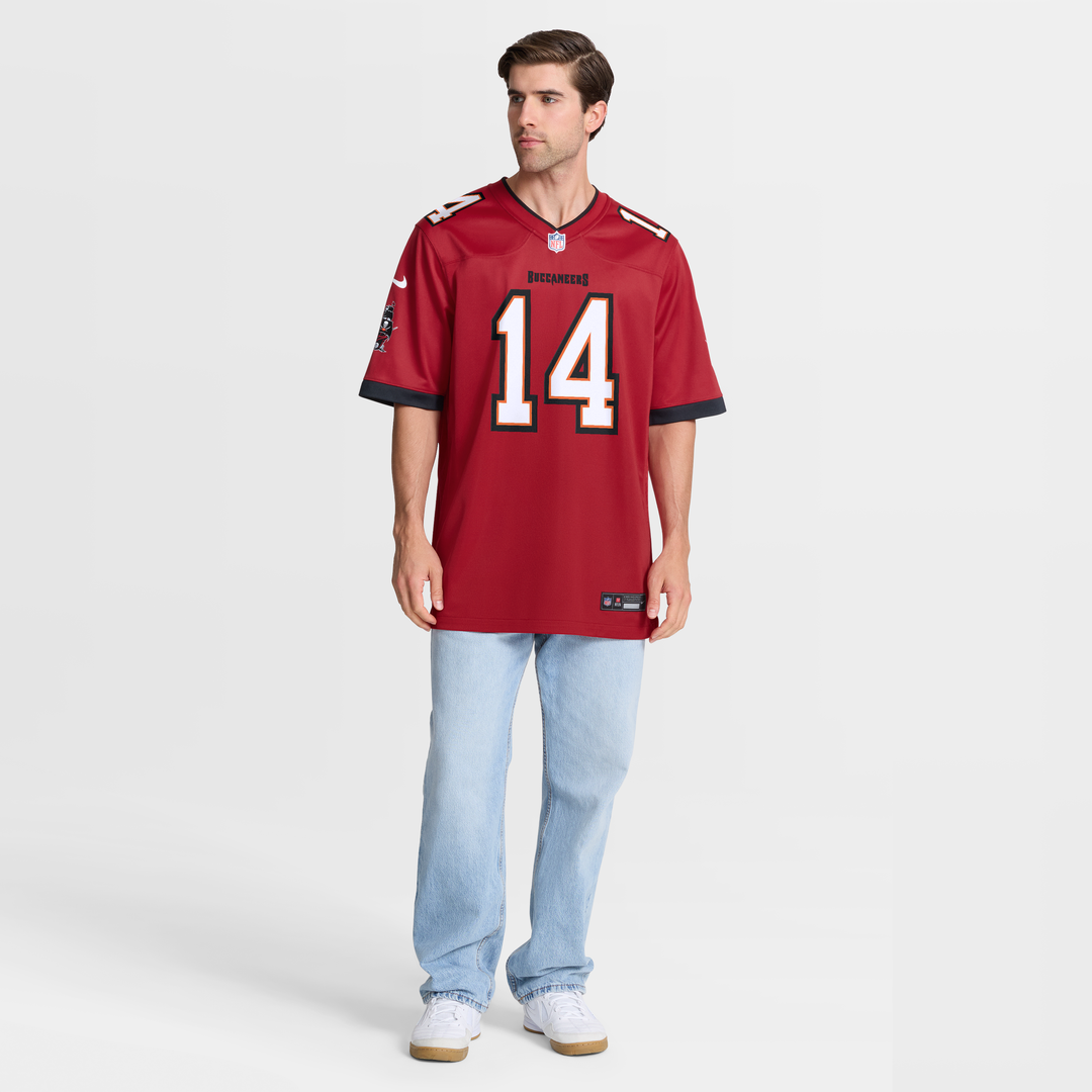 Men's Tampa Bay Buccaneers Brad Johnson Nike Red Game Retired Player Jersey