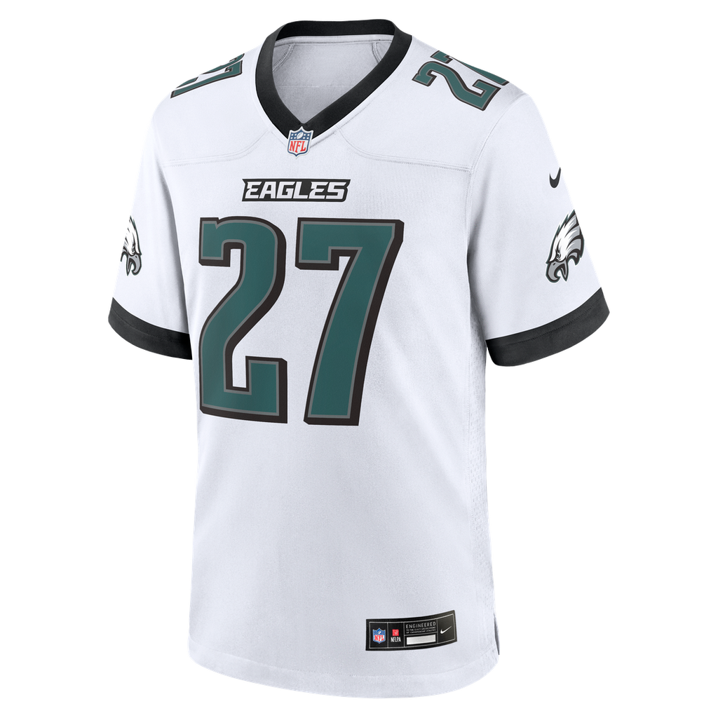 Men's Philadelphia Eagles Quinyon Mitchell Nike White Game Jersey