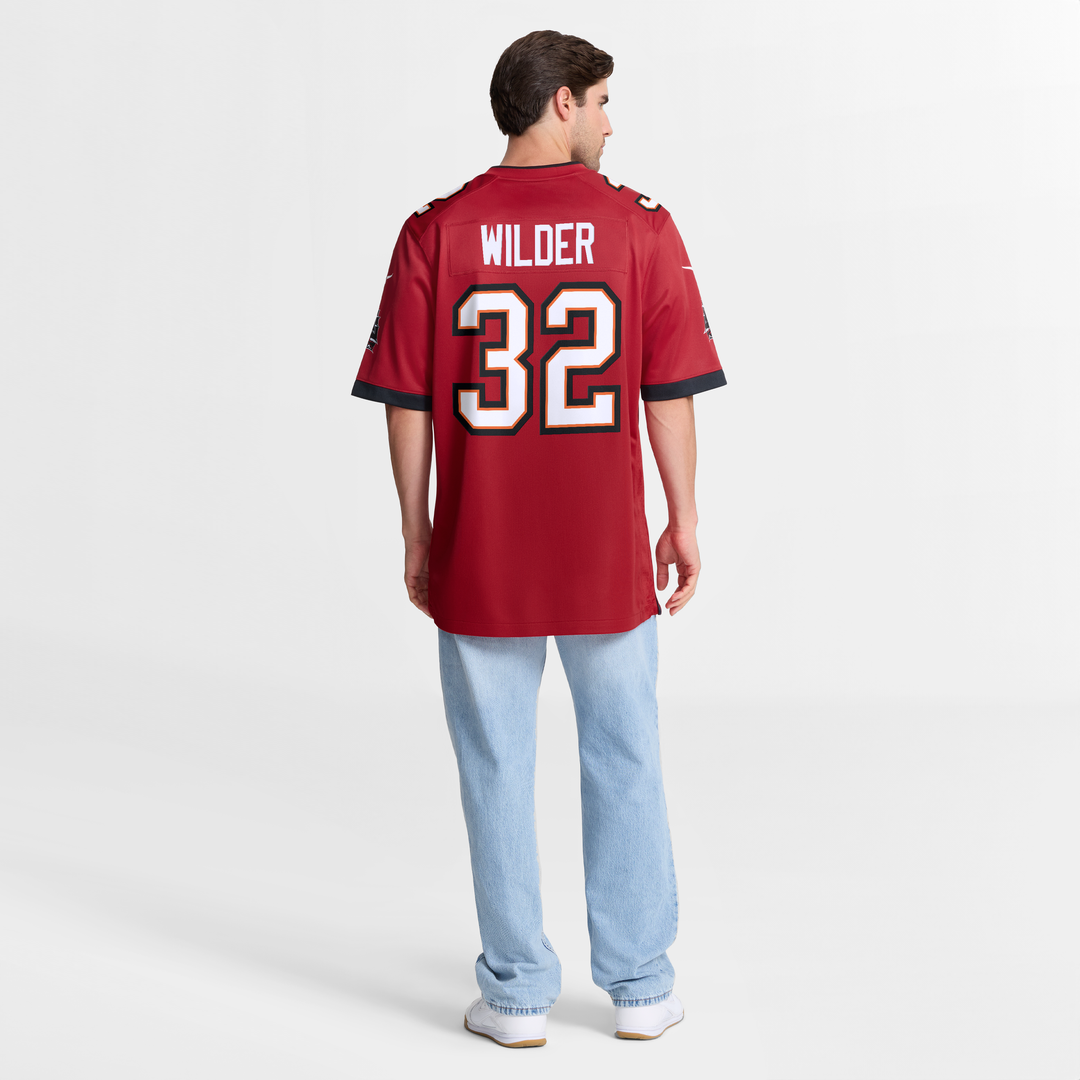 Men's Tampa Bay Buccaneers James Wilder Nike Red Game Retired Player Jersey