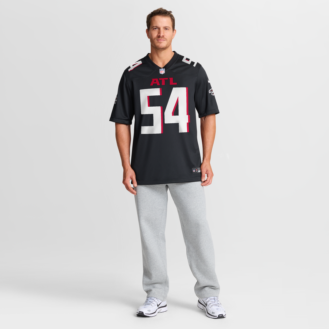 Men's Atlanta Falcons Brandon Dorlus Nike  Black Team Game Jersey