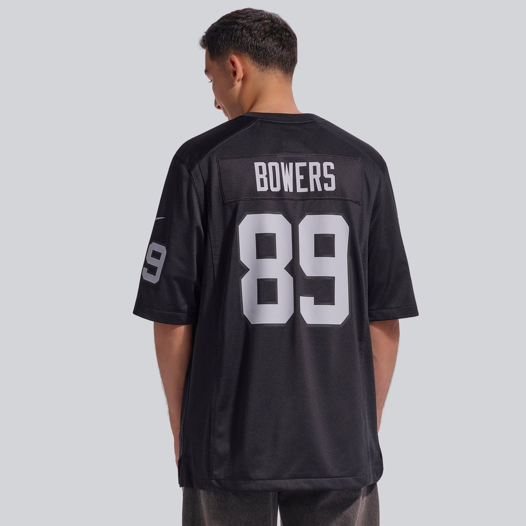 Men's Las Vegas Raiders Brock Bowers Nike  White Game Jersey