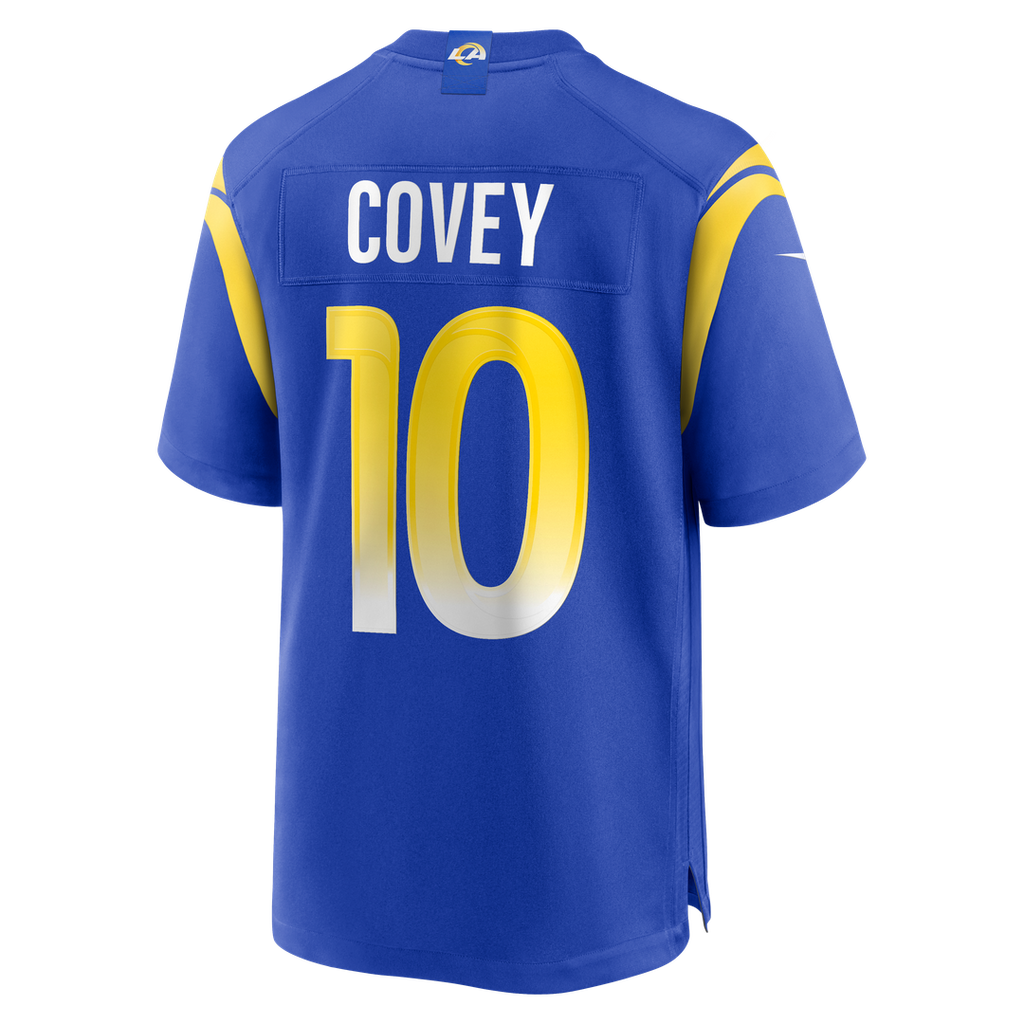 Men's Los Angeles Rams Britain Covey Nike  Royal Team Game Jersey