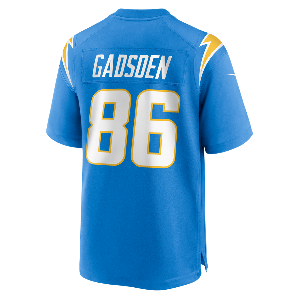 Men's Los Angeles Chargers Oronde Gadsden Nike  Powder Blue Team Game Jersey