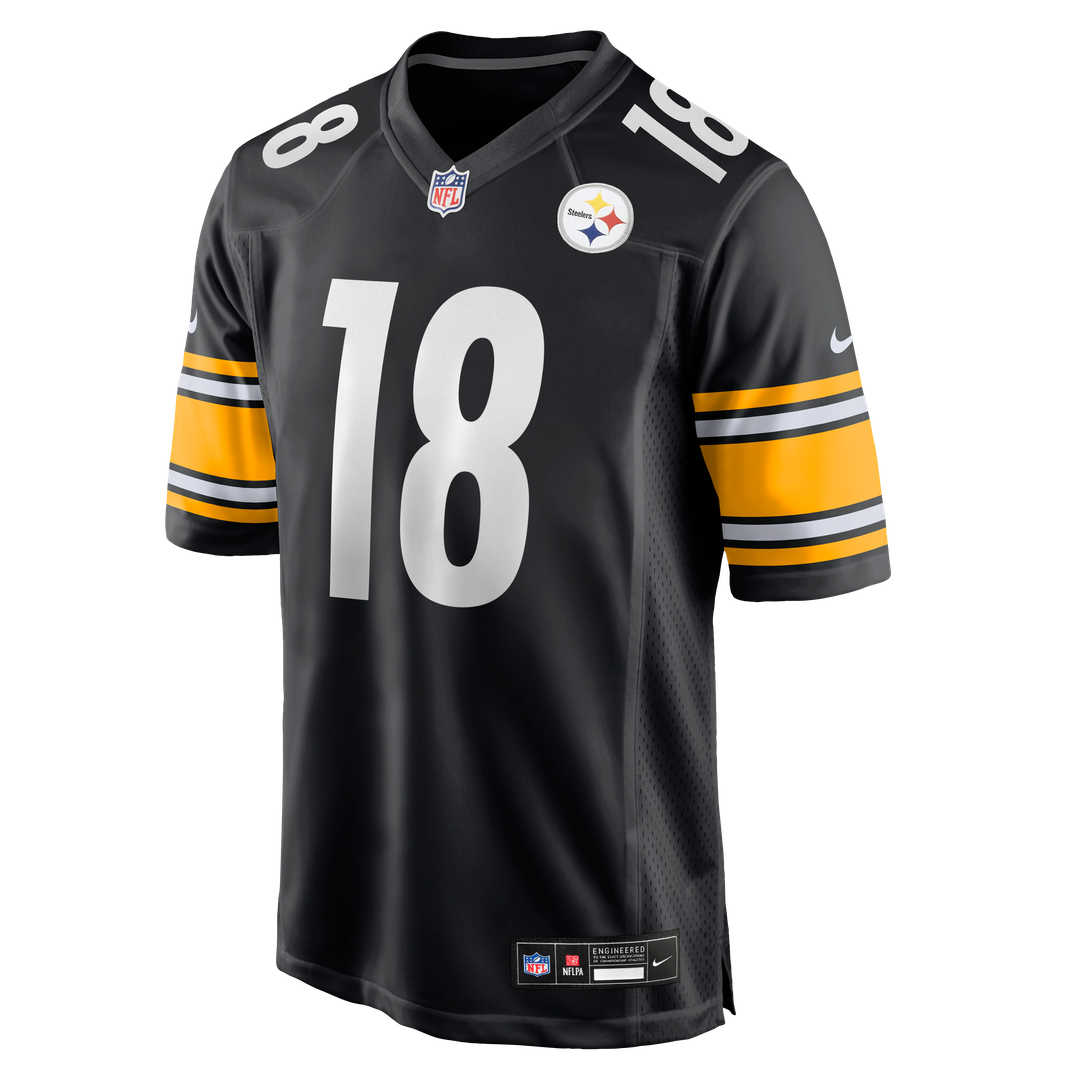 Men's Pittsburgh Steelers Will Howard Nike  Black Team Game Jersey