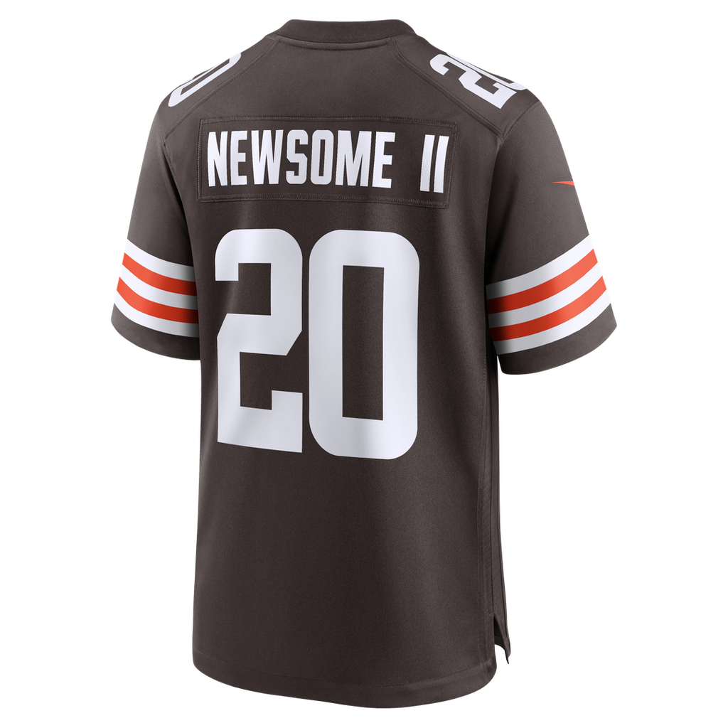 Men's Cleveland Browns Greg Newsome II Nike Brown Game Jersey