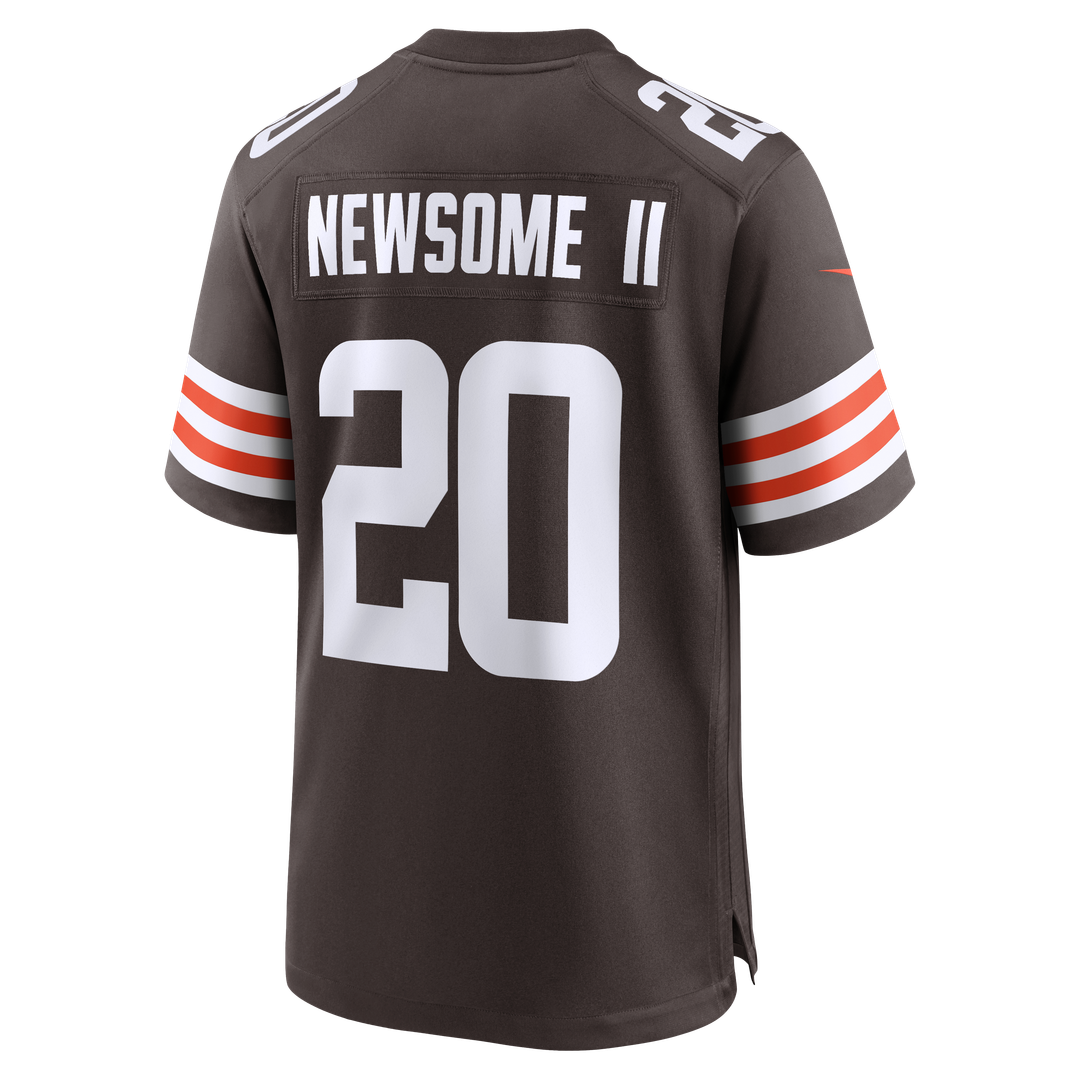 Men's Cleveland Browns Greg Newsome II Nike Brown Game Jersey