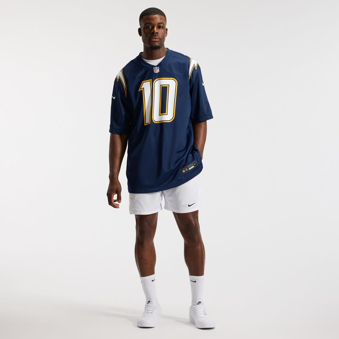 Men's Los Angeles Chargers Justin Herbert Nike Navy Alternate Super Chargers Game Player Jersey