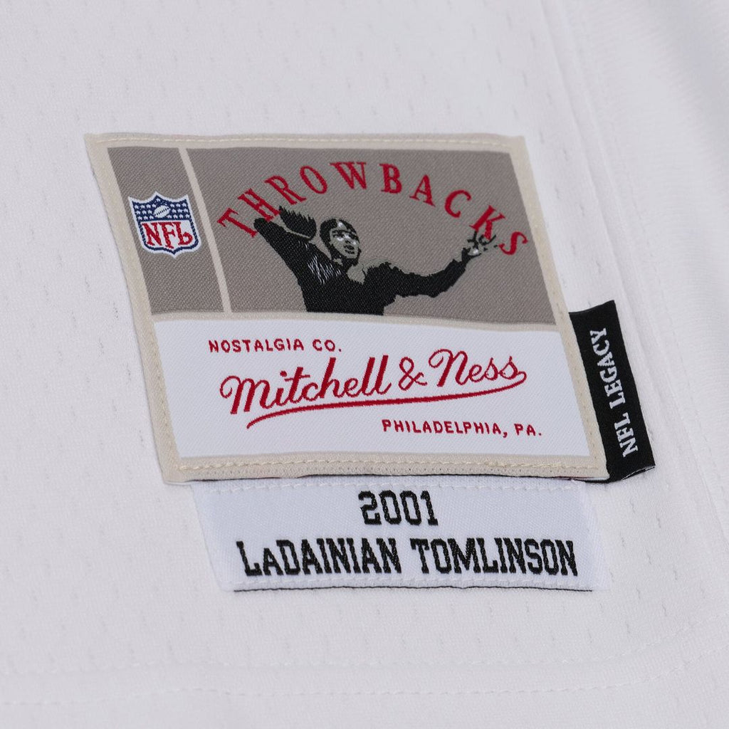 Men's San Diego Chargers LaDainian Tomlinson Mitchell & Ness White 2001 Legacy Replica Player Jersey