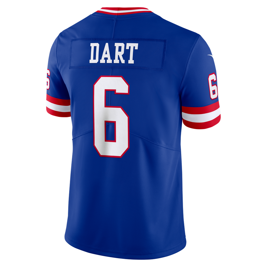 Men's New York Giants Jaxson Dart Nike Royal Legacy Vapor Untouchable Stitched Limited Jersey