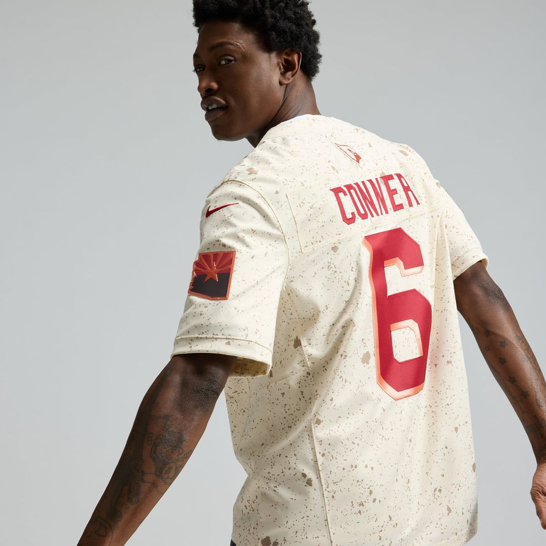 Men's Arizona Cardinals James Conner Nike Natural Rivalries Collection Stitched Limited Jersey