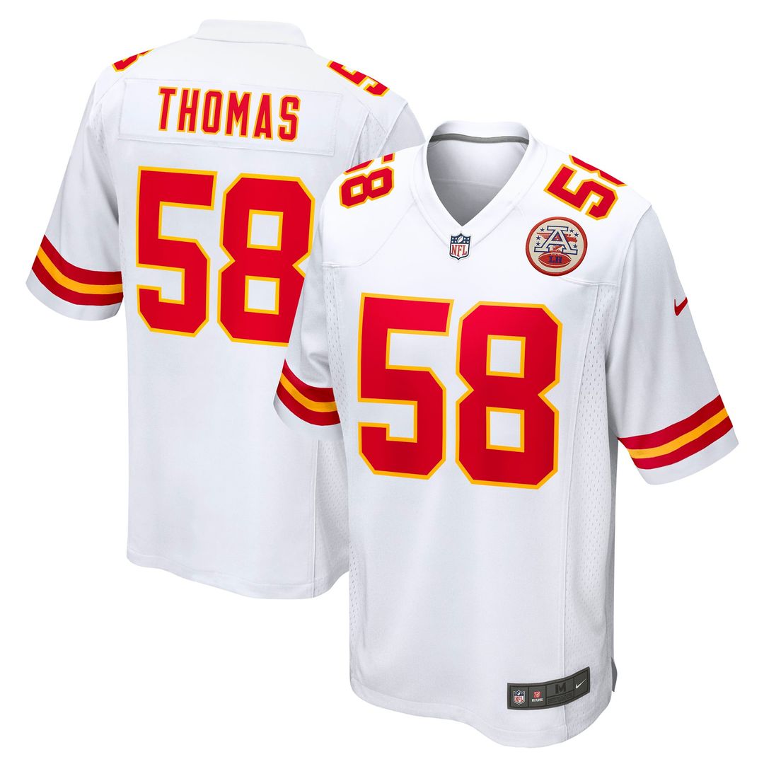 Men's Kansas City Chiefs Derrick Thomas Nike Red Game Retired Player Jersey