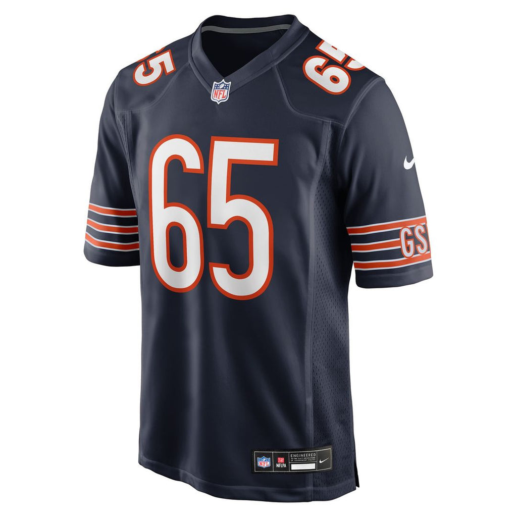 Men's Chicago Bears Luke Newman Nike  Navy Team Game Jersey