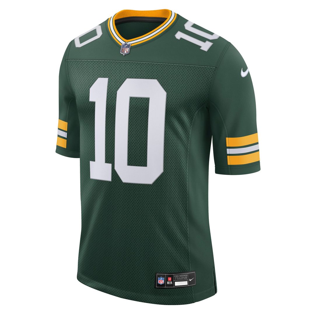 Men's Green Bay Packers Jordan Love Nike Green Team Vapor Untouchable Limited Jersey