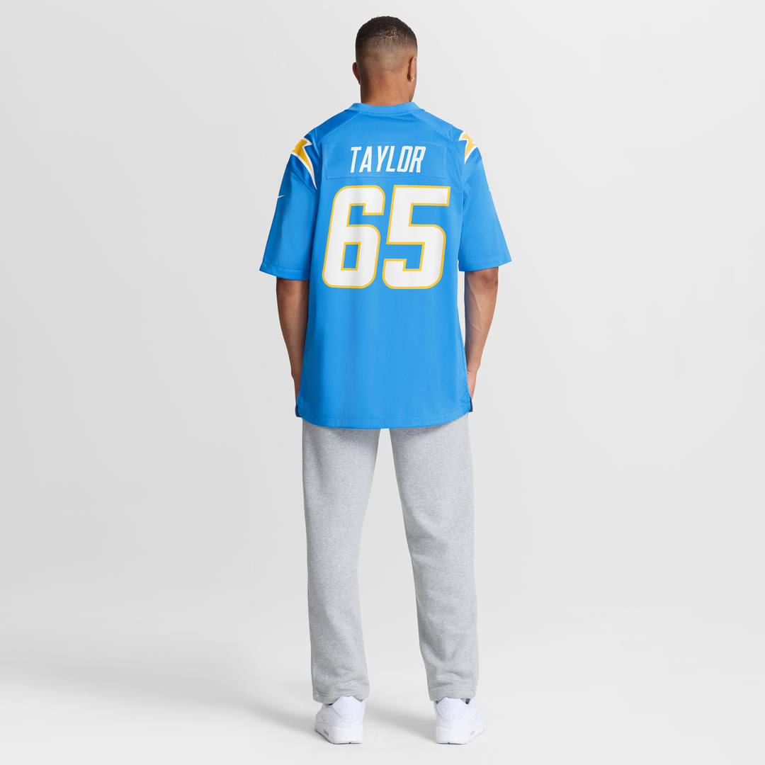 Men's Los Angeles Chargers Logan Taylor Nike Powder Blue Team Game Jersey